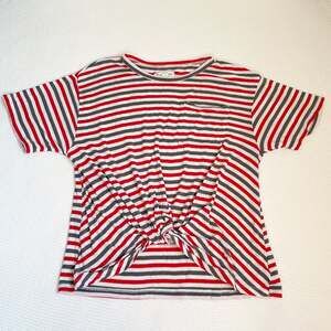 Tucker + Tate Striped Front Knot Tee